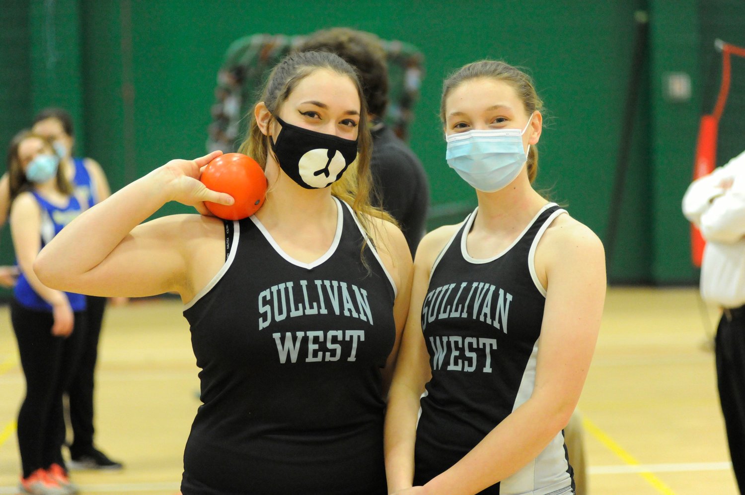 Double threat in shot put. Sullivan West’s Kathryn Widmann was tabbed the 2022 varsity girls' indoor track and field MVP, while her teammate Kaydence Everitt was selected for the 2022 Coaches Award.